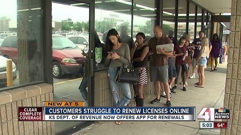 Kansans struggle to renew driver's licenses