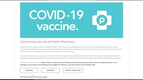 Change to Publix COVID-19 vaccination site prompts questions