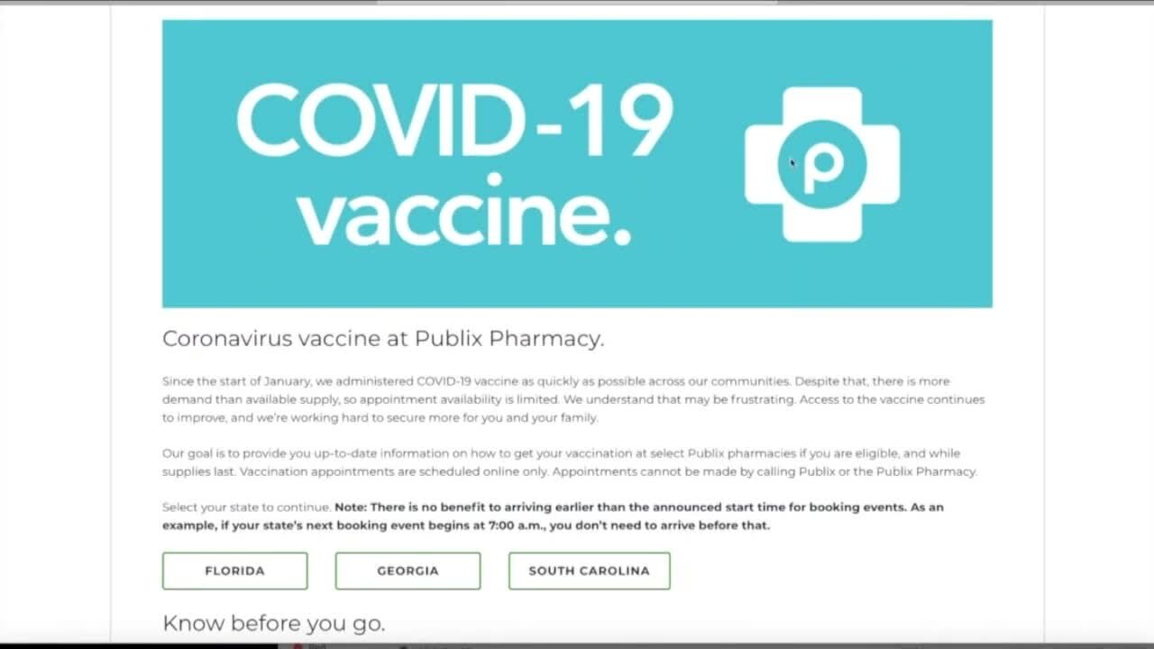 Change to Publix COVID-19 vaccination site prompts questions