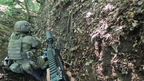 Western MD special units detect and attack a Ukrainian position