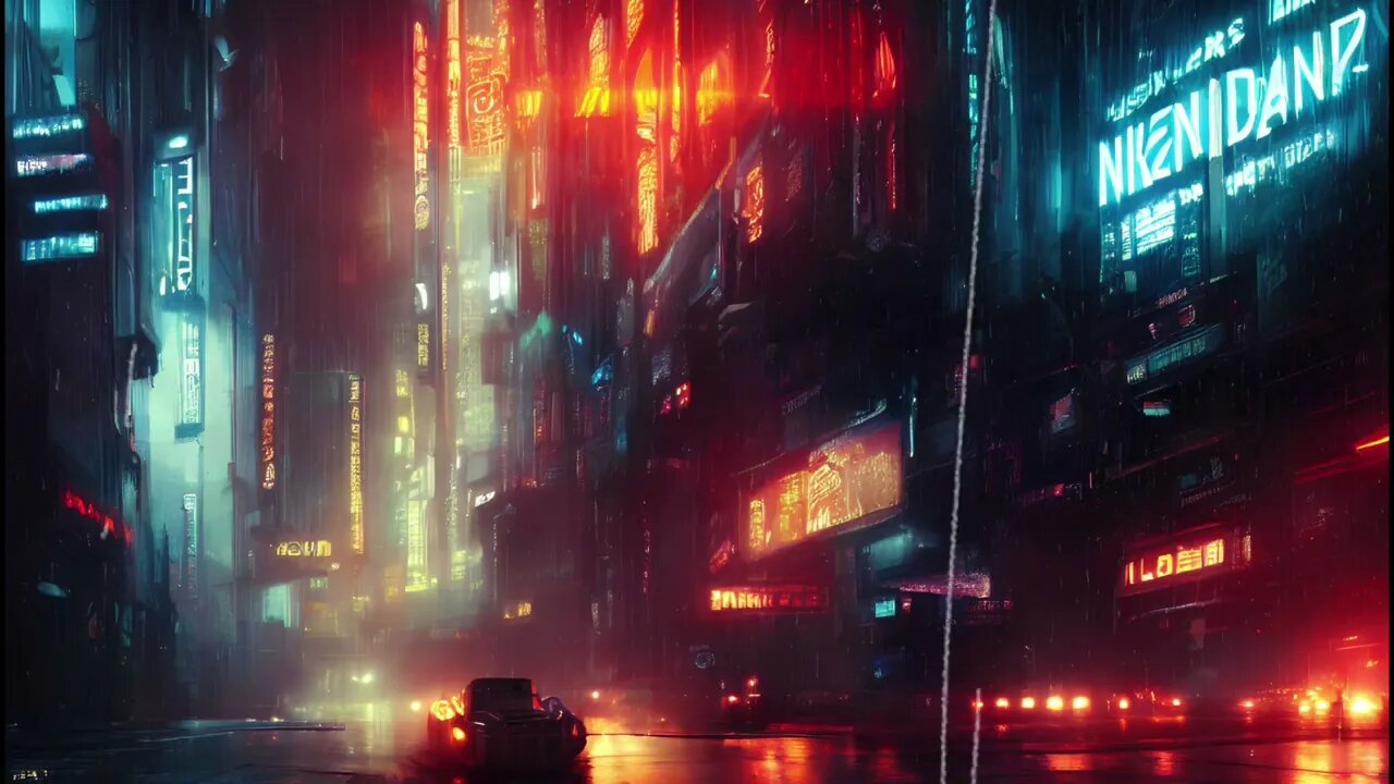 Futuristic City Atmosphere | Bladerunner | Cyberpunk | 1 hour 🦿