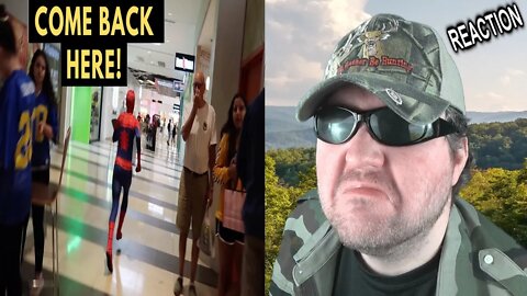 Security Guard Chases Spider-Man In Mall (TCU) REACTION!!! (BBT)