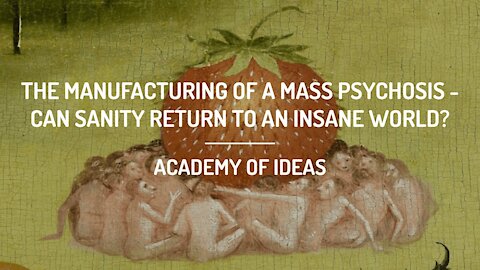 The Manufacturing of a Mass Psychosis - Can Sanity Return to an Insane World?