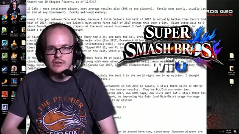 M2K Gives His 2017 Top 10 Smash 4 Rankings