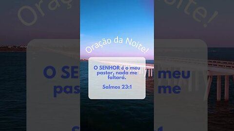 Oração da Noite Salmos 23 #shorts