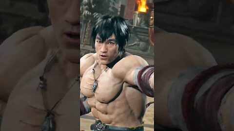 Bruce Lee deepfake Tekken 8 Marshall Law #brucelee #marshalllaw #deepfake #shorts #tekken8