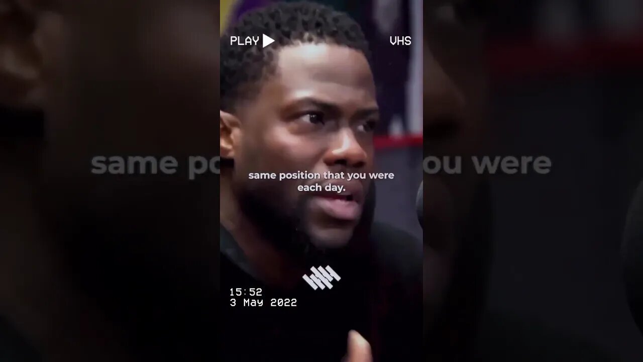 The hardest thing in the world is to get up everyday and give 100% - Kevin Hart