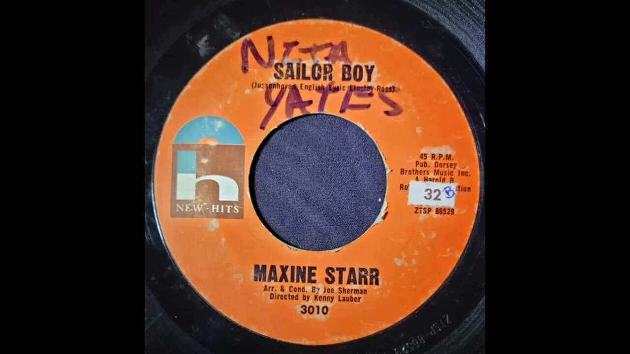 Maxine Starr - Sailor Boy