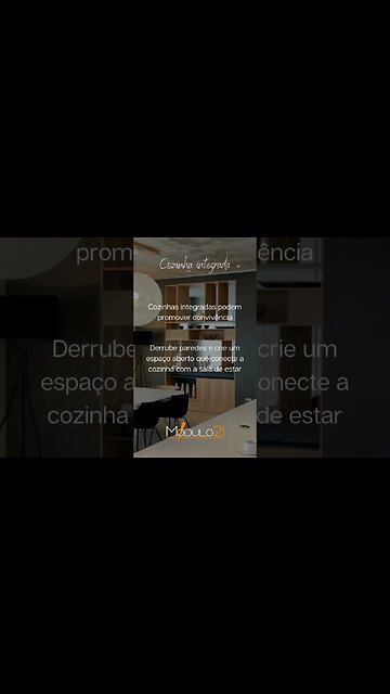 Cozinhas integradas podem promover convivência