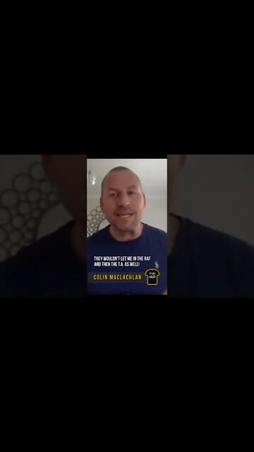 I'd Been In The SAS But Then I Couldn't Get In The RAF Or TA!