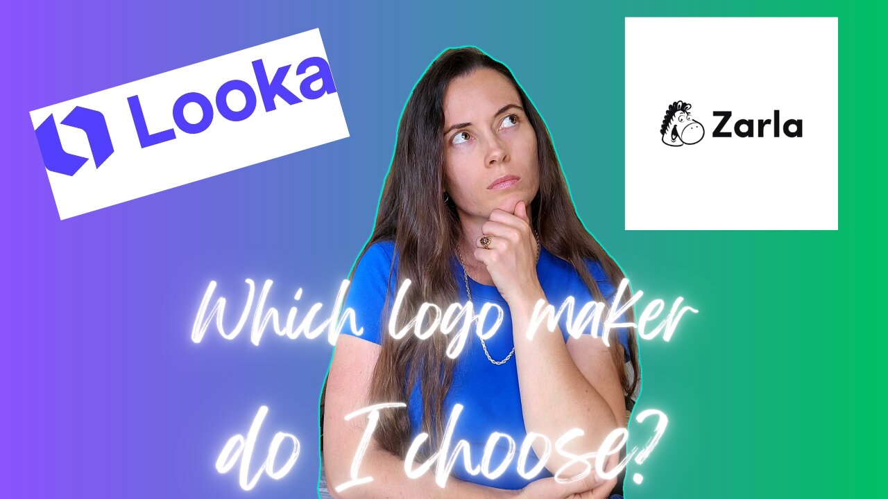 Zarla versus Looka logo maker with tutorial