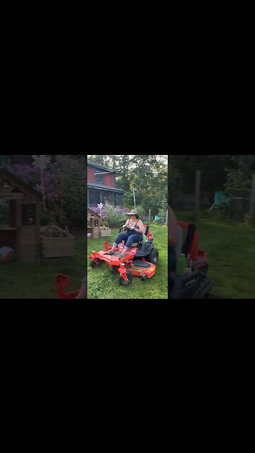 She Loves the Ariens Zero Turn