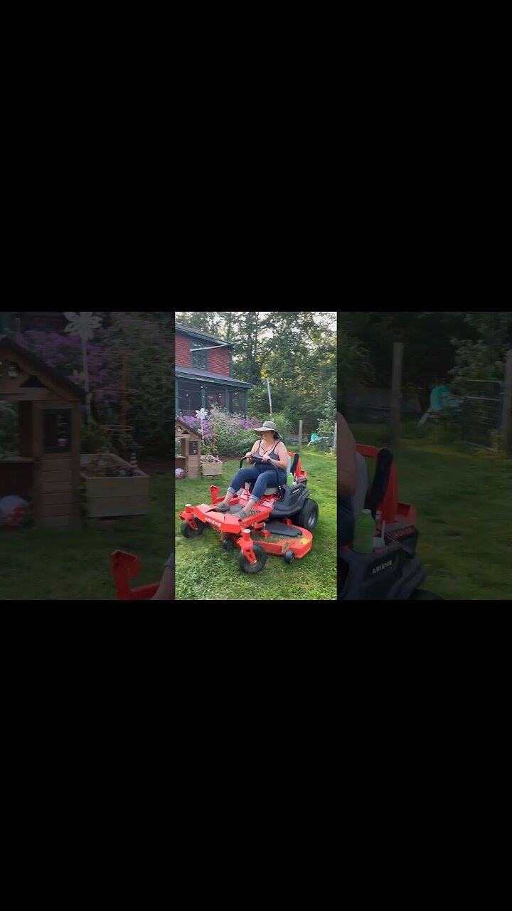 She Loves the Ariens Zero Turn