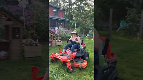 She Loves the Ariens Zero Turn