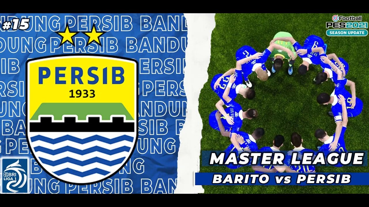 PES 2021 Master League | Hasil Kurang Memuaskan Persib saat Bertandang ke Markas Barito Putera