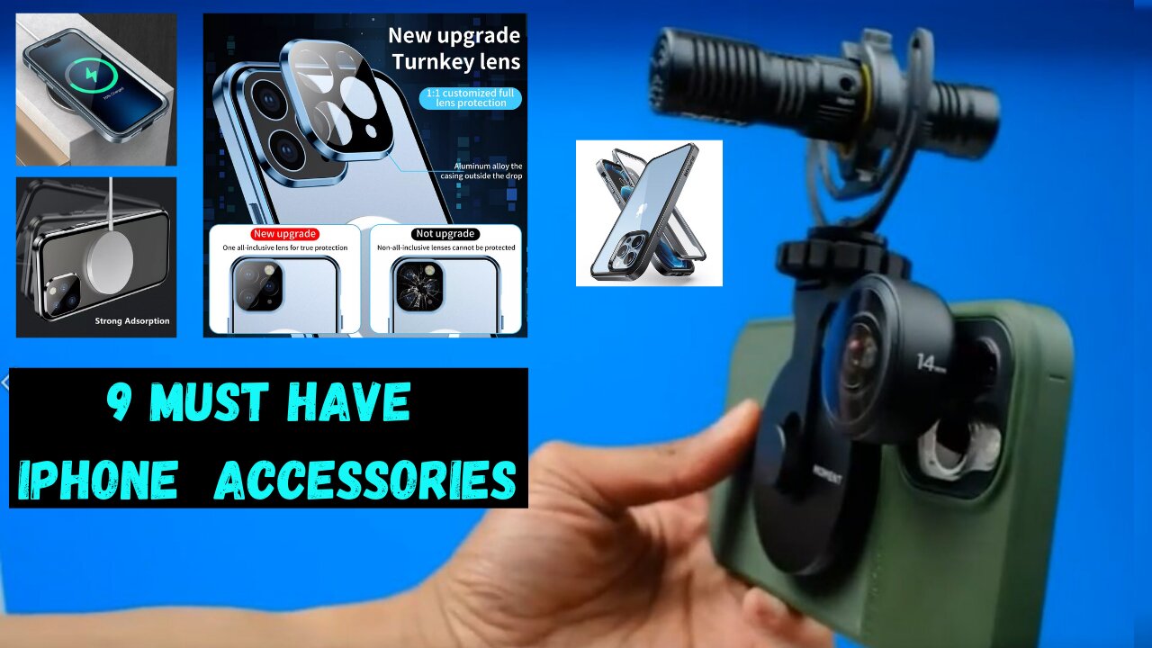 9 Must-Have 👉 iPhone Accessories 📱 iphone Smart Gadgets 🧲 New Gadgets Explorer 🎑 Smart Appliances