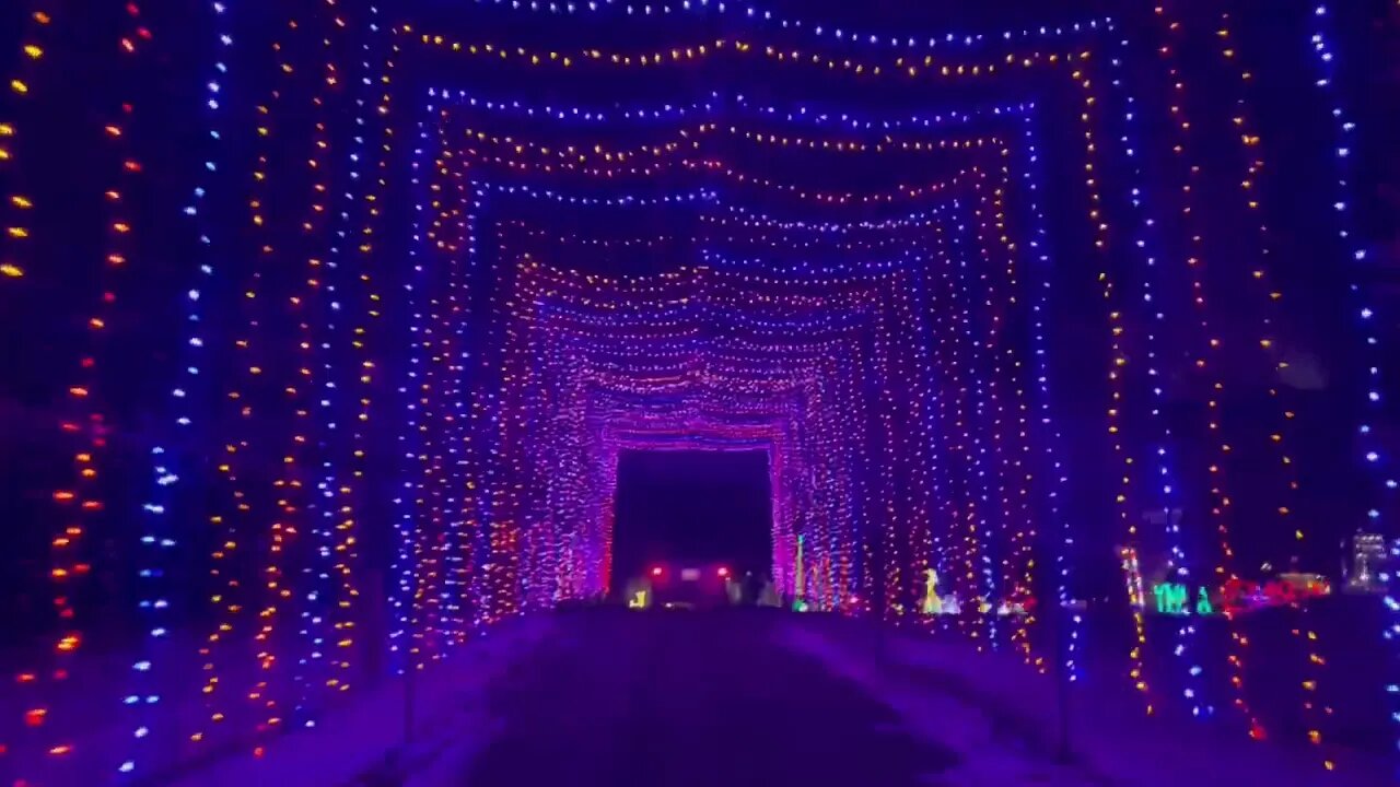 Country Christmas lights