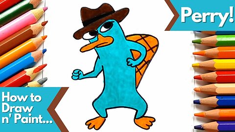 How to Draw and Paint Perry from Phineas and Ferb