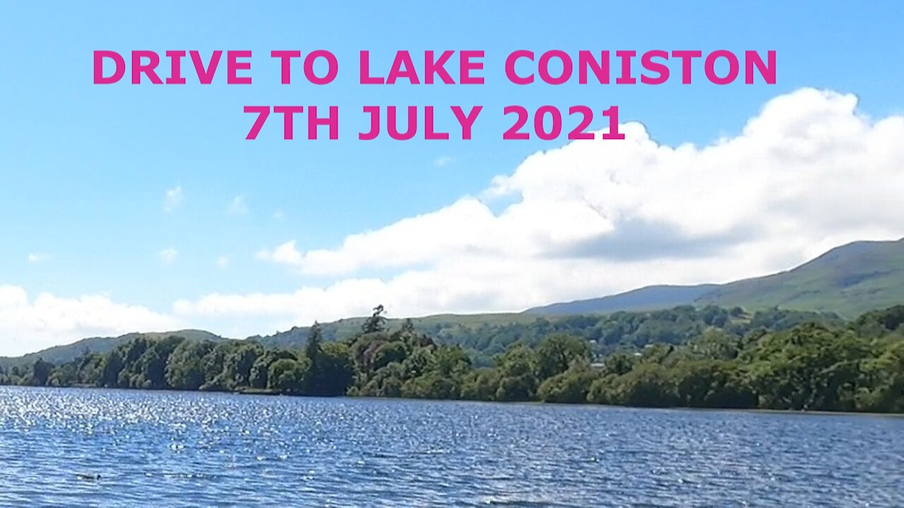 Driving in the Lake district to Lake Coniston