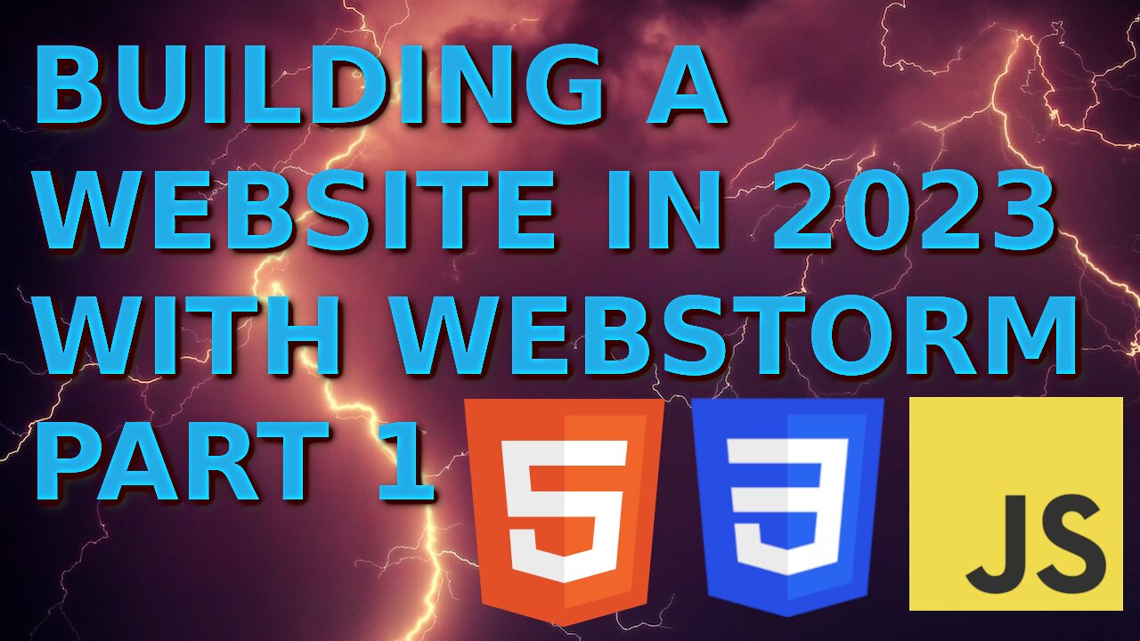 Building a Website in 2023 With WebStorm Part 1