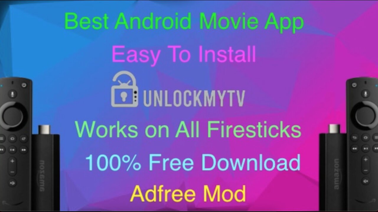 Unlock My Tv Android App: How To Install in Firestick v2.1.6 UPDATE