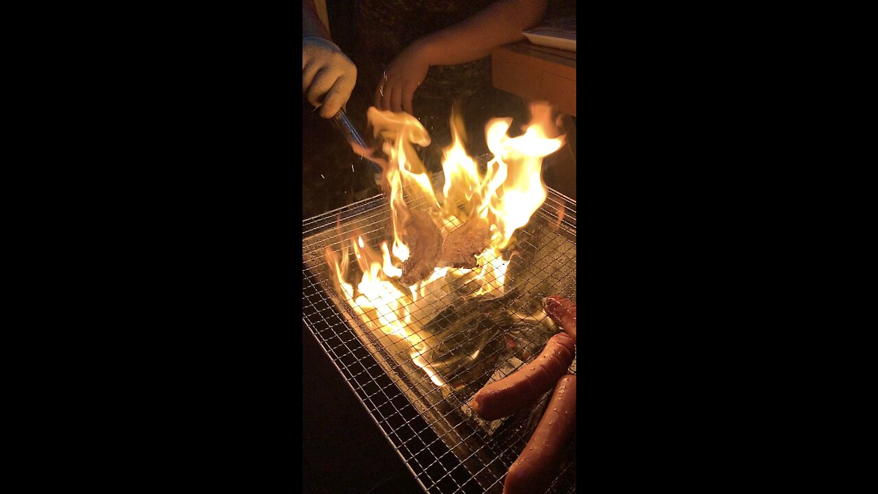 Korean barbecue pork belly is deliciously grilled! Please enjoy it!!