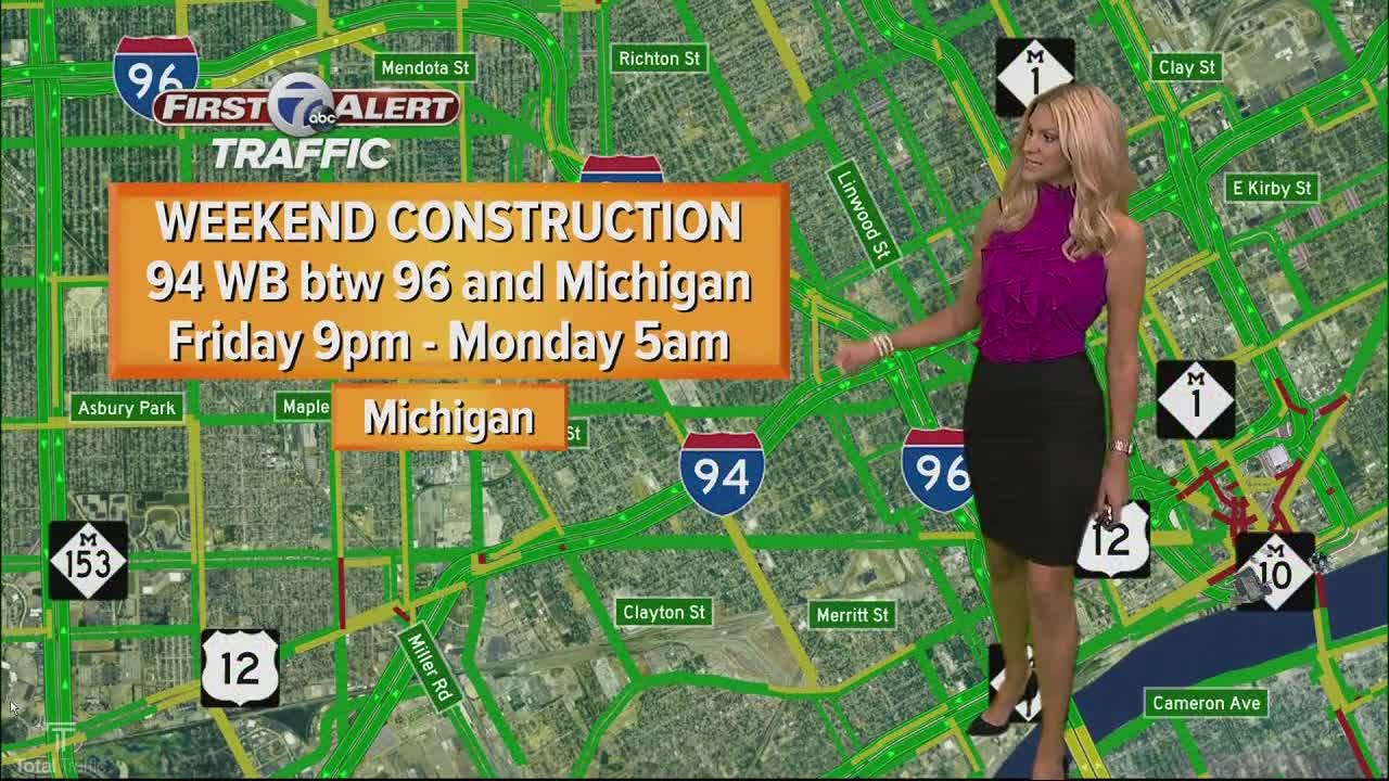 Weekend construction update