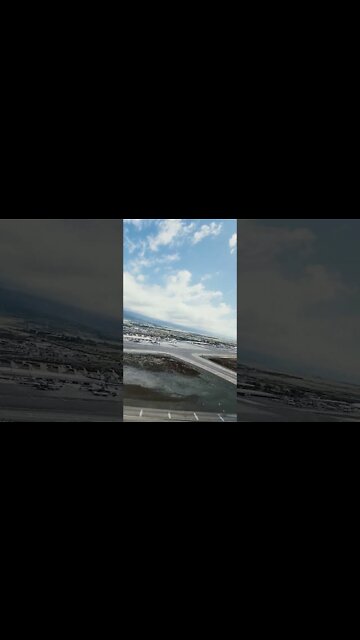 taking off #kona #airport #koa