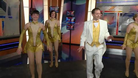 WXYZ gets a preview of 42nd Street in studio