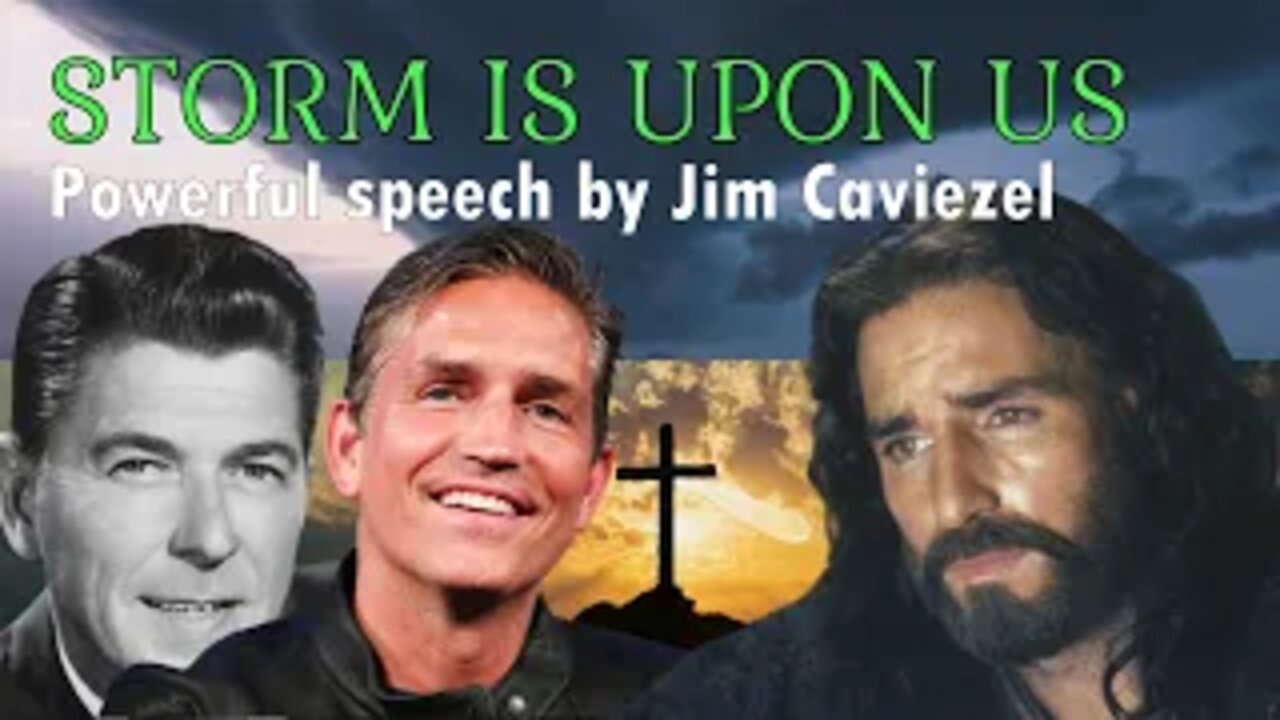 The Storm is Upon Us - The Passion of the Christ star Jim Caviezel's powerful speech.