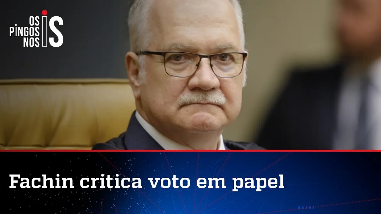 Em novo discurso, Fachin volta a fazer provocações a Bolsonaro