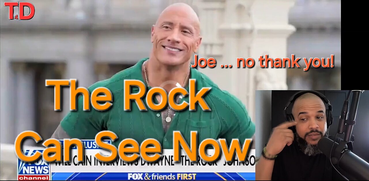 The Rock Can See Now