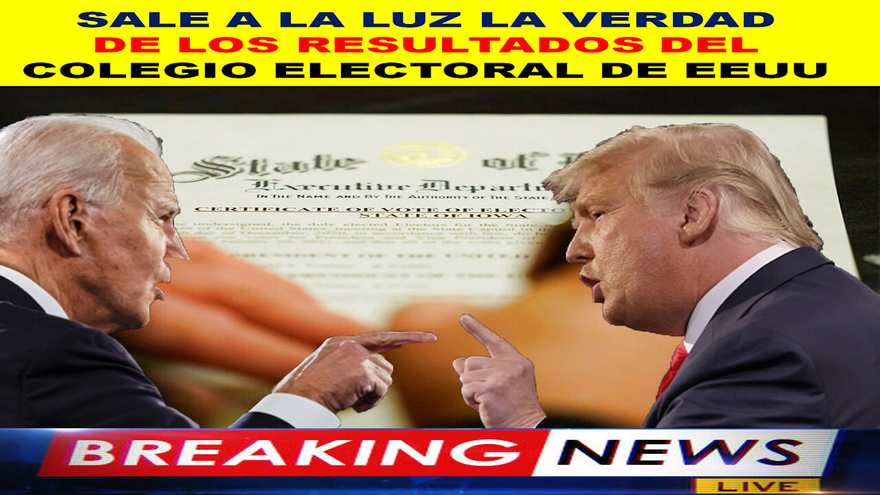 😎🤠😎 SALE A LA LUZ LA VERDAD DE LOS RESULTADOS DEL C0LEGIO ELECTORAL 😎🤠😎