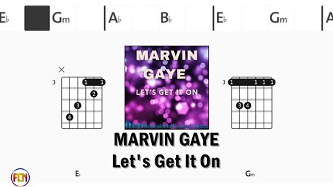 MARVIN GAYE 1973 Let's Get It On - Guitar Chords & Lyrics HD