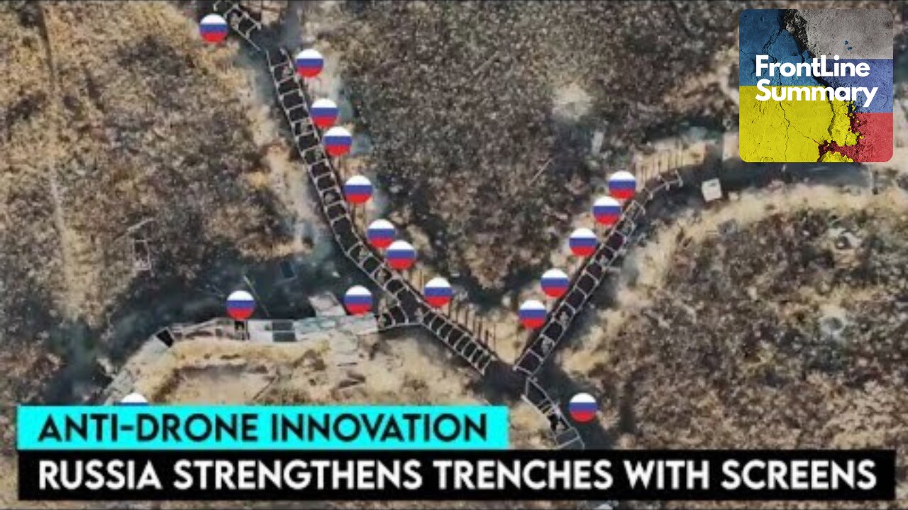 Russian Genius: Anti-Drone Screens for Trenches