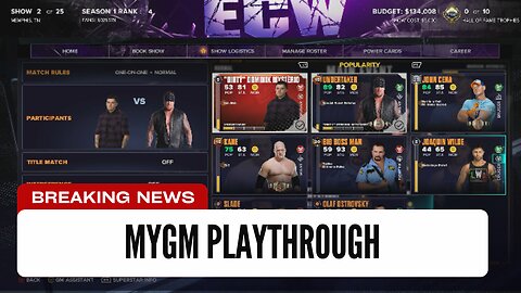 WWE 2k24 MyGm - First Show (EP 2)