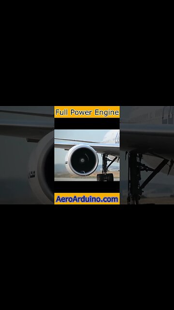 Crazy Full Power Jet Engine Run #Aviation #Flying #AeroArduino