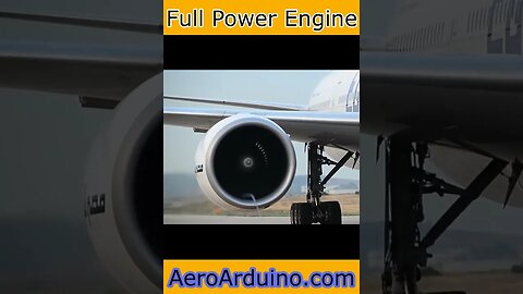 Crazy Full Power Jet Engine Run #Aviation #Flying #AeroArduino