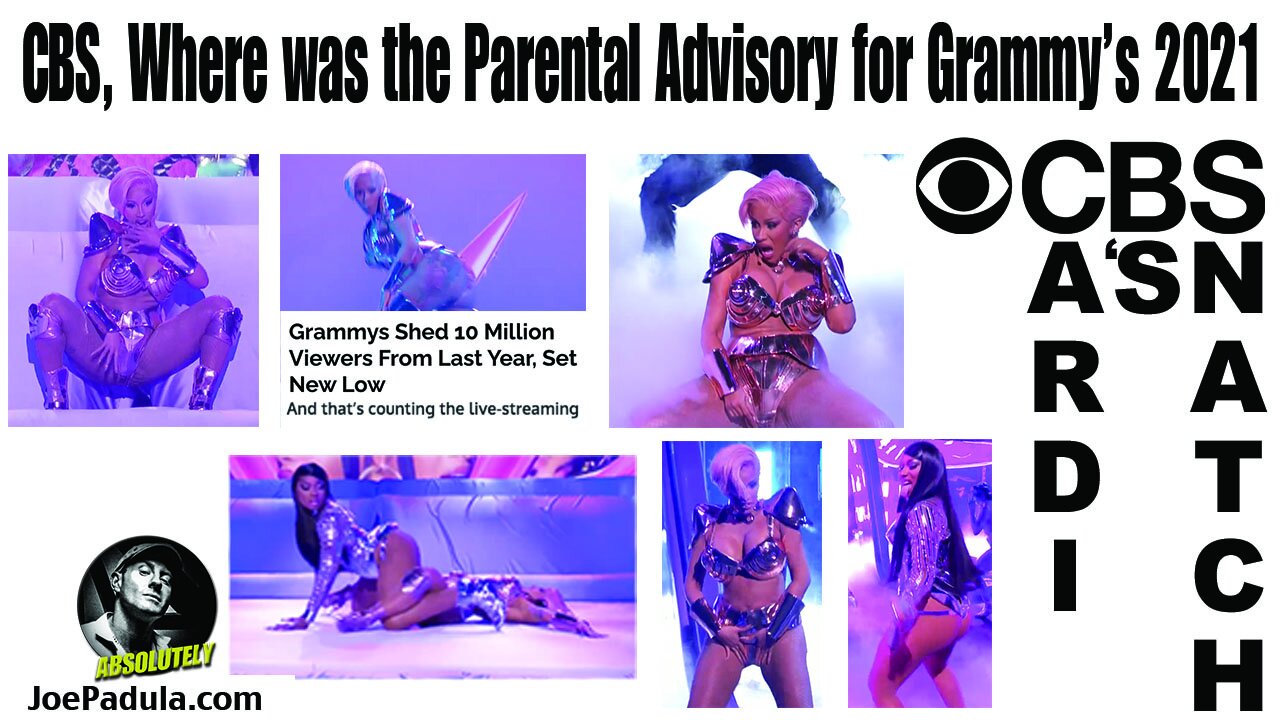 Grammy's 2021 Lowest Ratings Ever. Here's Why: And CBS, where was the Parental Advisory?!