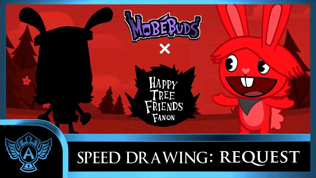 Speed Drawing Request: Happy Tree Friends Fanon - Ashy | Mobebuds Style (Ashy aka HTF Legacy)