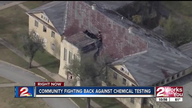 Community fights against biochemical warfare testing