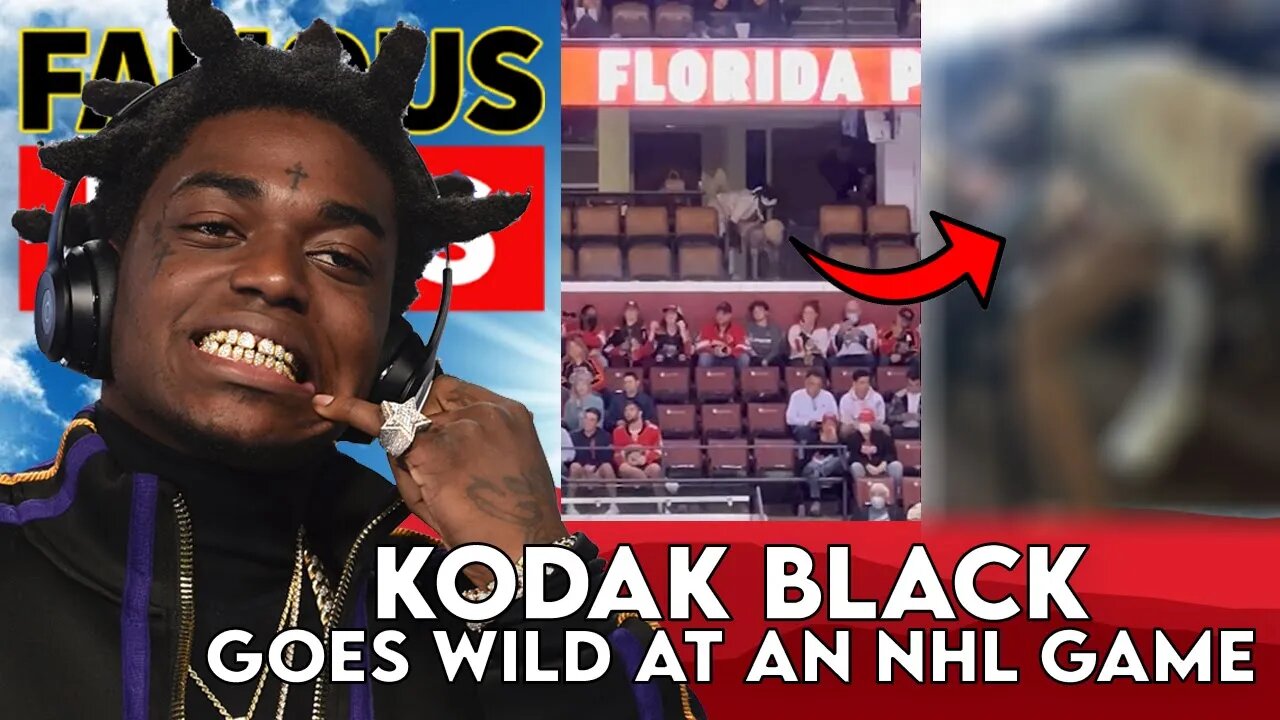 Kodak Black Caught at Florida Panthers Game Doing the DIRTY | Famous News