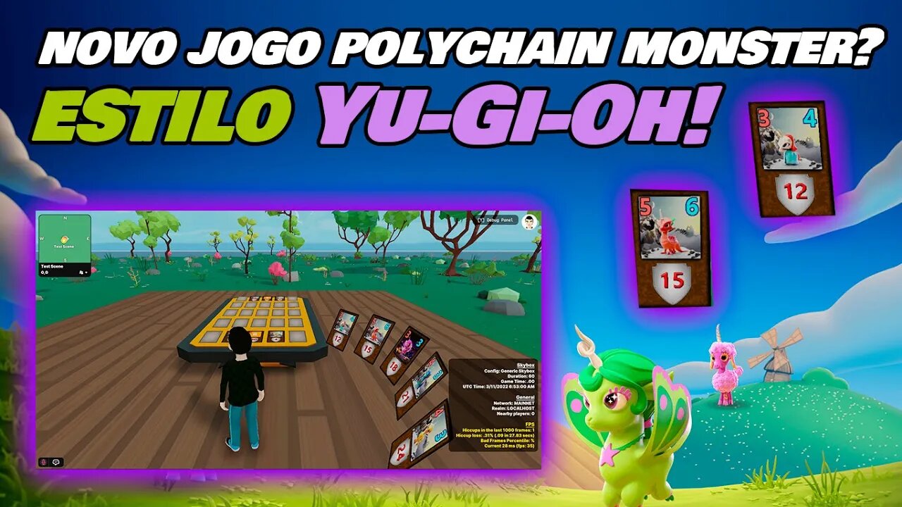 Desenvolvedor está criando jogo de cartas Metaverso para polychain Monsters estilo Yu-Gi-Oh!
