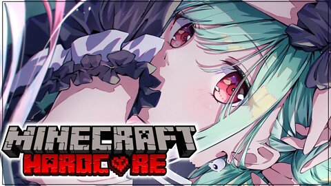 【Minecraft】ハードコアに挑む！！３期生コラボの予行練習！！【潤羽るしあ/ホロライブ】