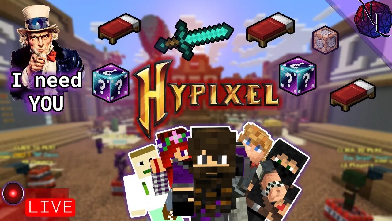 YOU Pick what WE Play in Hypixel LIVE