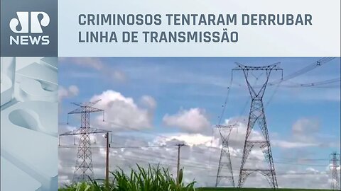 Torre de energia em Rio das Pedras (SP) é sabotada