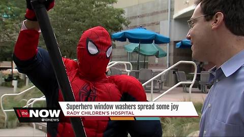 Superheroes spotted at Rady Children's Hospital