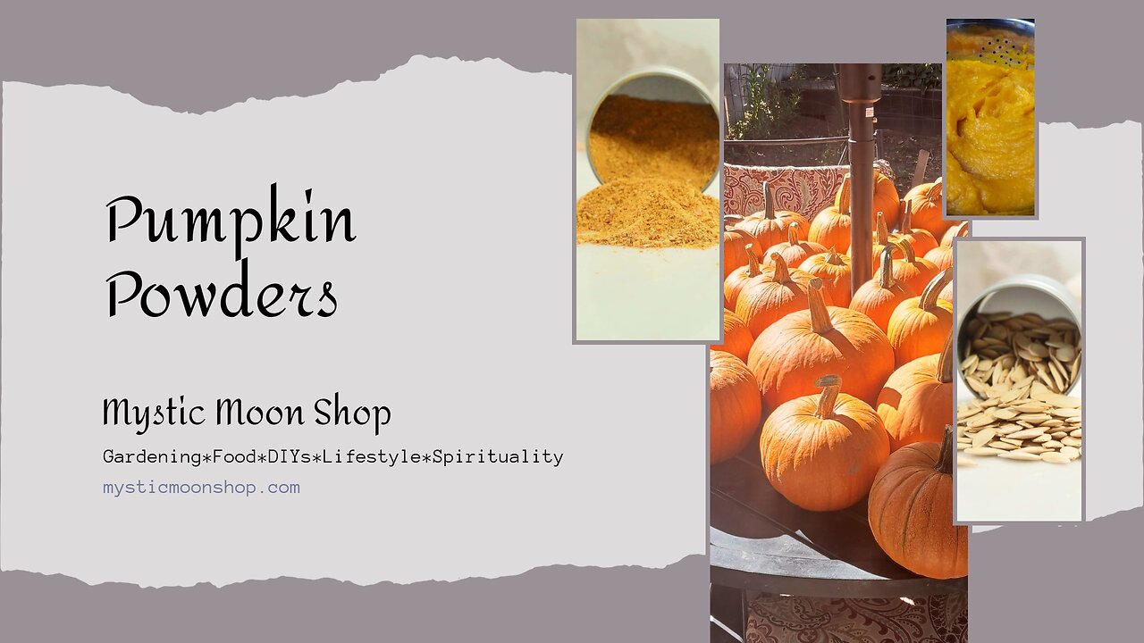 Pumpkin Powders - Use the Whole Pumpkin!