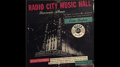 Erno Rapee – Radio City Music Hall Souvenir Album