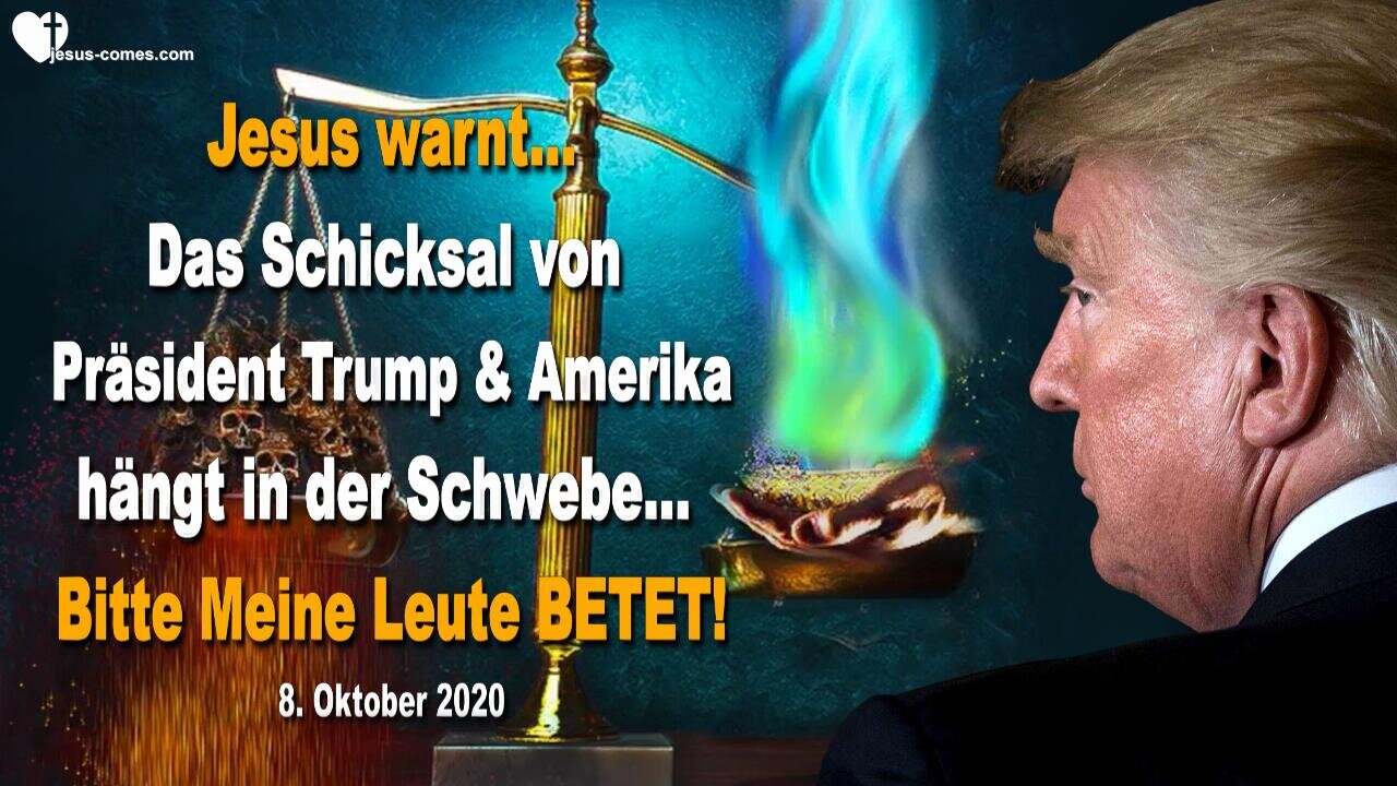 Das Schicksal von Präsident Trump, Amerika und der Welt hängt in der Schwebe 🙏 Jesus ruft ins Gebet